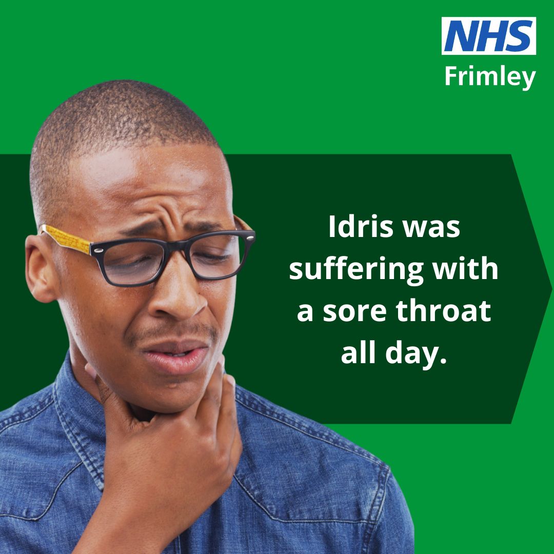 Pharmacy social media image - sore throat 1